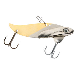 Image of Silver Buddy Blade Bait | Silver & Gold; 1 oz.