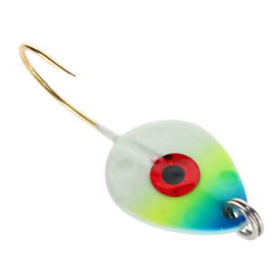 Image of JB Lures Tungsten Gem-N-Eye Jig | Blue/Chartreuse/Glow; 8