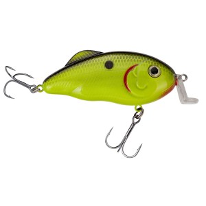 Image of Strike King Hybrid Hunter Jr. Shallow Crankbait | Chartreuse-Black Back