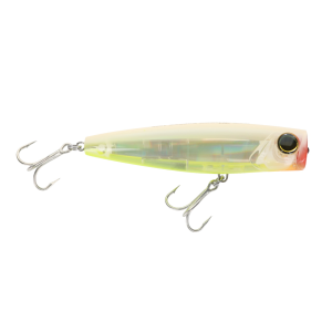 Image of Yo-Zuri 3D Inshore Popper | Bone Silver Chartreuse; 4 3/4 in.