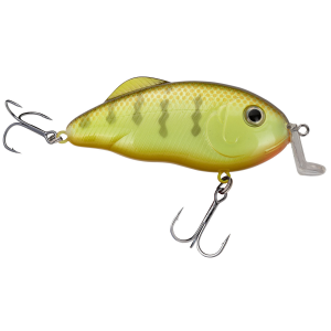 Image of Strike King Hybrid Hunter Jr. Shallow Crankbait | Chartreuse Perch