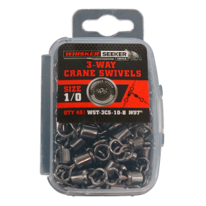 Image of Whisker Seeker 3-Way Crane Swivel | 1/0; Bulk Pack
