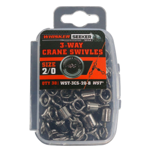 Image of Whisker Seeker 3-Way Crane Swivel | 2/0; Bulk Pack