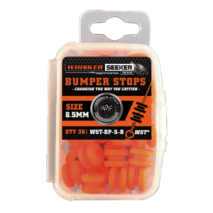 Image of Whisker Seeker Bumper Stops | Orange; 36 Pack