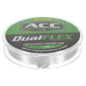 Image of ACC Crappie DualFlex Copolymer Fishing Line | 10 lb.; Clear