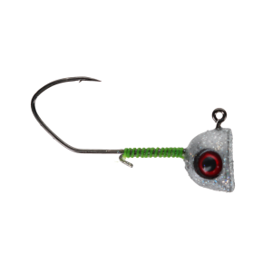 Image of Epic Baits Matt Becker Scan Head Jig - 4/0 Hook | Silver Flake; 3/16 oz.