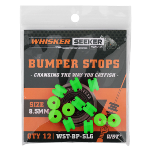 Image of Whisker Seeker Bumper Stops | Lime Green; 12 Pack