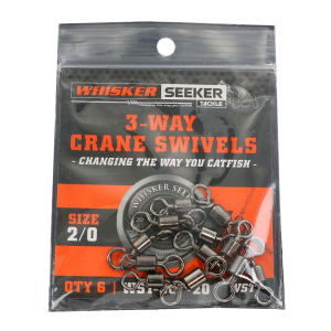 Image of Whisker Seeker 3-Way Crane Swivel | 2/0; Standard Pack