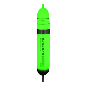 Image of Whisker Seeker Unweighted EVA Float | Green - Black; 4 oz.