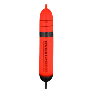 Image of Whisker Seeker Unweighted EVA Float | Orange - Black; 3 oz.