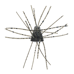 Image of X-Zone Non-Salted GBO Dice Bait | Smoke - Black Flake