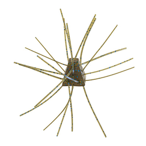 Image of X-Zone Non-Salted GBO Dice Bait | Green Pumpkin - Blue