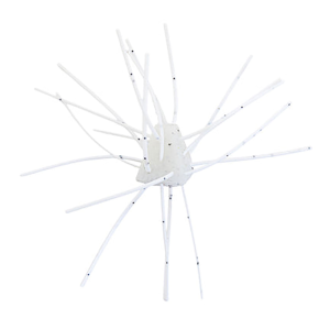 Image of X-Zone Non-Salted GBO Dice Bait | Pearl Silver Flake