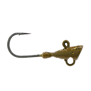 Image of Leland's Lures Trout Magnet Drop Jig Heads | Olive