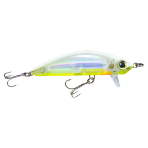 Image of Yo-Zuri 3D Inshore Surface Minnow | Bone Silver Chartreuse; 3 1/2 in.