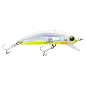 Image of Yo-Zuri 3D Inshore Minnow | Bone Silver Chartreuse; 3 1/2 in.