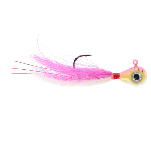 Image of Tite Line Rock Knocker Bucktail Jig | Pink Shiner; 5/8 oz.