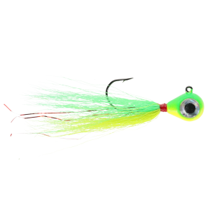Image of Tite Line Rock Knocker Bucktail Jig | Sour Lemon; 1/8 oz.