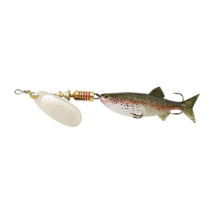 Image of Mepps Comet Mino | Rainbow Trout; Silver; 4