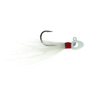 Image of Leland's Lures Eye Hole Tungsten Popeye Jig | White