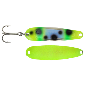 Image of Michigan Stinger Scorpion Spoon | Exclusive Color - UV Froggy-Chartreuse Back; 2 1/4 in.