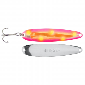 Image of Michigan Stinger Standard Spoon | UV Pink Flash; 3 3/4 in.