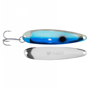 Image of Michigan Stinger Standard Spoon | UV Blue Tuxedo; 3 3/4 in.