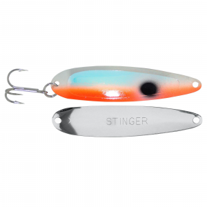 Image of Michigan Stinger Standard Spoon | UV Orange Tuxedo; 3 3/4 in.