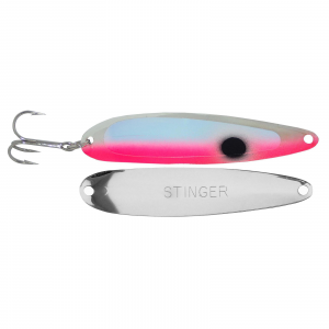 Image of Michigan Stinger Standard Spoon | UV Pink Tuxedo; 3 3/4 in.