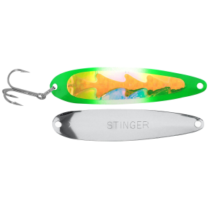 Image of Michigan Stinger Standard Spoon | UV Green Jeans; 3 3/4 in.
