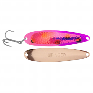 Image of Michigan Stinger Standard Spoon | UV Sir Walleye Transparent; 3 3/4 in.