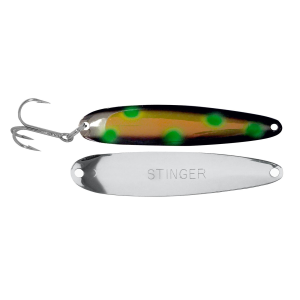 Image of Michigan Stinger Standard Spoon | UV Frostbyte Green; 3 3/4 in.