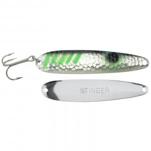 Image of Michigan Stinger Standard Spoon | Glow Green Alewife; 3 3/4 in.