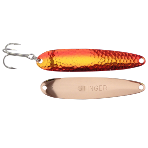 Image of Michigan Stinger Standard Spoon | Copper Puke; 3 3/4 in.
