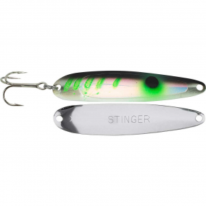 Image of Michigan Stinger Standard Spoon | UV Green Alewife; 3 3/4 in.