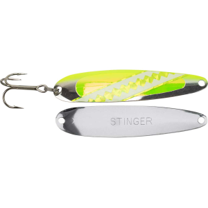 Image of Michigan Stinger Standard Spoon | Lemon Ice Yellow UV; 3 3/4 in.