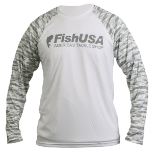 Image of FishUSA Whiteout Long Sleeve Performance Shirt