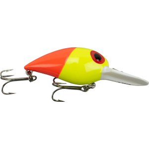 Image of Brad's Wiggler | Chartreuse-Red Slant; 3 in.