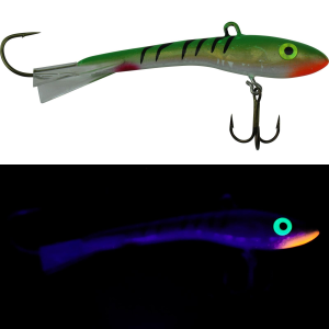 Image of Moonshine Lures Shiver Minnow | Holographic Hot Perch; 2 1/4 in.