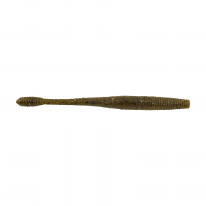 Image of Berkley PowerBait MaxScent Hit Worms | Green Pumpkin; 4 1/2 in.