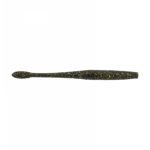 Image of Berkley PowerBait MaxScent Hit Worms | Smoke Black Blue Gold; 4 1/2 in.