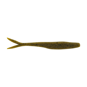 Image of Berkley PowerBait MaxScent Flatnose Minnows | Green Pumpkin; 4 in.