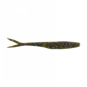 Image of Berkley PowerBait MaxScent Flatnose Minnows | Smoke Black Blue Gold; 4 in.