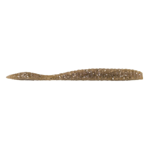Image of Berkley PowerBait MaxScent Flat Worm Soft Bait | Natural Shad; 3.6 in.