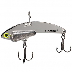 Image of SteelShad Heavy Series Blade Bait | Silver-Chrome; 1/2 oz.