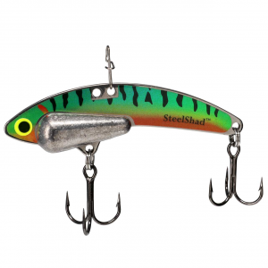 Image of SteelShad Heavy Series Blade Bait | Firetiger-Perch; 1/2 oz.