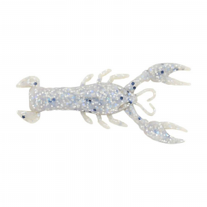 Image of Berkley PowerBait MaxScent Lil Trooper Crawfish Soft Bait | Blue Pearl Black Hologram