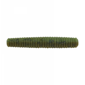 Image of Berkley PowerBait MaxScent Lil General Soft Bait | Green Pumpkin Watermelon