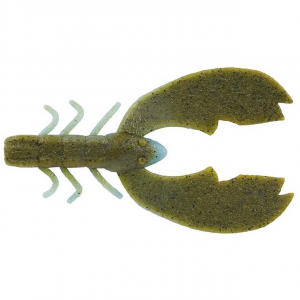 Image of Berkley PowerBait MaxScent Chigger Craw Soft Bait | Blue Craw; 3 in.