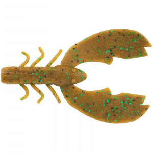 Image of Berkley PowerBait MaxScent Chigger Craw Soft Bait | Pumpkin Green Fleck; 3 in.